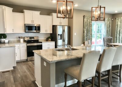 Willow upgraded kitchen by Boyd Homes.