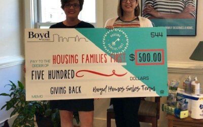 Boyd Homes Gives Back