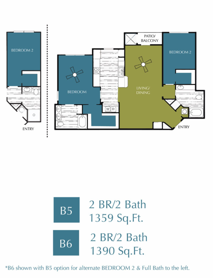 Tuscany 1 bedroom 1 bath apartment 786 sqft at Marcella at Gateway